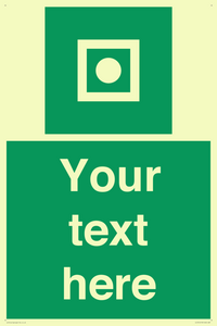 Custom sign safe condition Shipboard general alarm